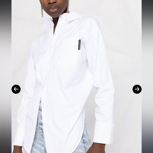 Alexander Wang open back shirt